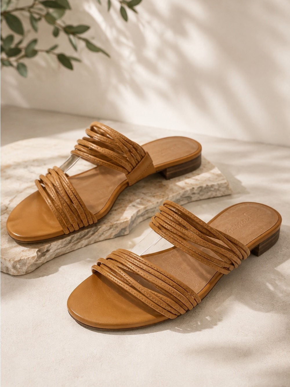 Madewell The Meg Micro Multi Strap Sandals Women's
Size 7 Slip On